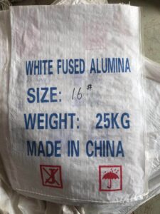 Areia corundum branca de 100 malhas/F100# alumina branca fundida  -2-